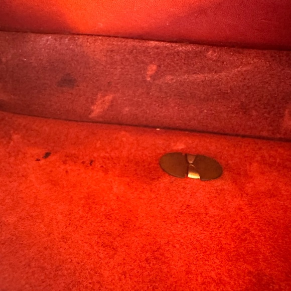 RARE Vintage Coach Dinky in Red Glove-Tanned Leather - # 9375 Made in NYC - Picture 11 of 14